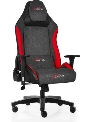 Misda Store Atak Profesyonel Oyuncu Koltuğu Kırmızı/gri/siyah