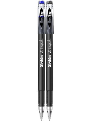 Misda Store Offıce Speed 0.5 mm Jel Kalem Mavi & Kırmızı 2'li Blister, Mavi - Kırmızı, 0.5 mm