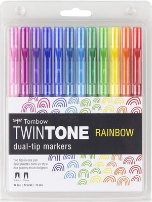 Misda Store American Inc. Marker Twintone Rainbow, Tek Beden