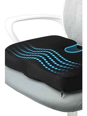Misda Store Visko Cocix Minder Oturma Minderi Basur Hemoroid Minderi Ortopedik Oturma Minderi Simidi Yastığı