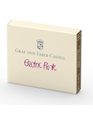 Misda Store Von Faber-Castell Dolma Kalem Kartuşu 6'lı Pembe