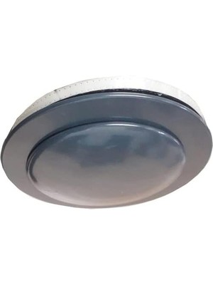 Misda Store Isıcam Çift Cam Doğal Gaz Menfezi Açılır Kapanır Soğuk,ses,rüzgar Girmez.alüminyum Özel Sıvama Delik Çapı 160 mm (Antrasit Gri Renk)