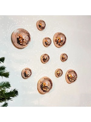 By Nevser® Kare Bronz Cam Mozaik Fayans Çıkartmaları El Işi Kare Cam Fayans Kendinden Yapışkanlı Aynalı Dekor Panel 30X30 cm