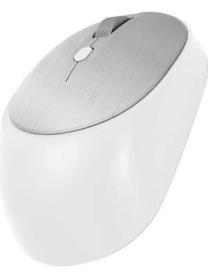 Misda Store M231 V5.0 Bluetooth & Wireless 2,4ghz Sessiz Kablosuz Mouse Beyaz Pc Laptop Tv Mac Uyumlu