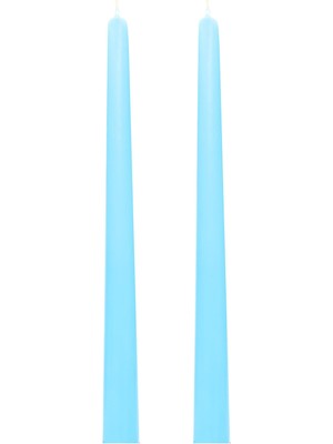 Misda Store 2'li Mavi Konik Şamdan Mum Seti