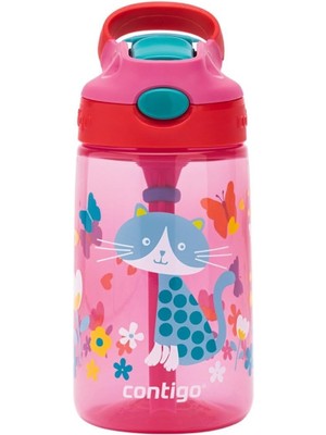 Misda Store Gizmo Flip Kedicikler Tritan Çocuk Suluğu 420 ml Pembe