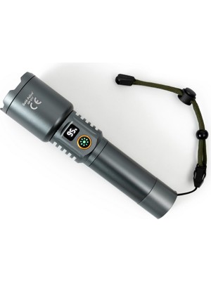 Nurcamp Gold Police GP-217 Tg LED Uzun Menzilli Şarjlı El Feneri