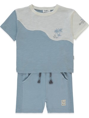 Bebetto Iki Ip Şort 2li Takım (Surf) Indigo