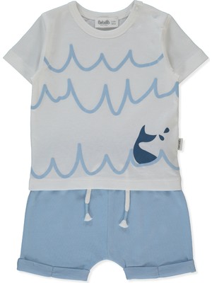 Bebetto Süprem Şort 2li Takım (Happy Fısh) Mavi