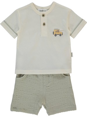 Bebetto Müslin Şort 2li Takım (Adventure) Yeşil