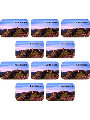 Buzdolabı Magneti - 10 Adet Kastamonu Magneti