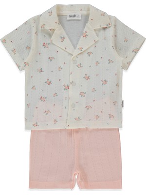 Bebetto Ajurlu Şortlu Pijama Takımı 2li (Sweet Pyjamas/26) Pembe