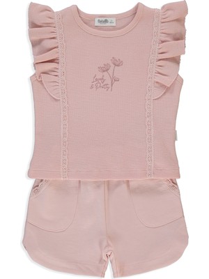 Bebetto Iki Ip Şort 2li Takım (Lacy Gırl) Pembe