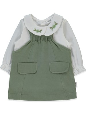 Bebetto Dokuma Elbise 2li Takım (Stylısh) Yeşil