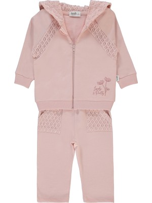 Bebetto Iki Ip Hırka 2li Takım (Lacy Gırl) Pembe