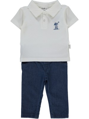 Bebetto Tencel Pantolon 2li Takım (Wave Power) Lacivert