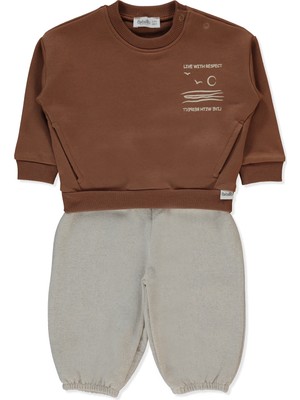 Bebetto Üç Ip Sweat 2li Takım (Gentleman) Bej