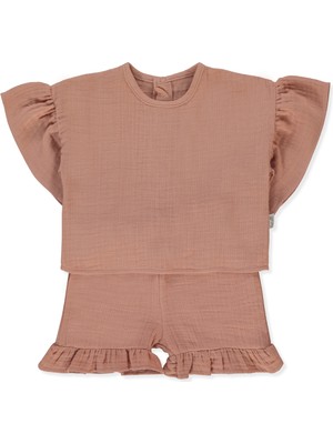 Bebetto Müslin Şort 2li Takım (Pıllowy) Kiremit