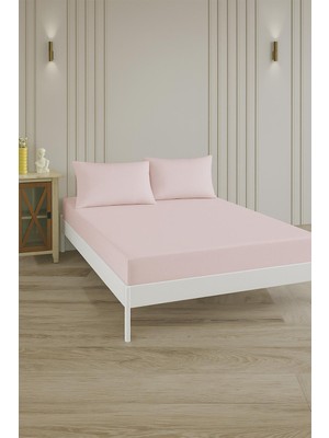 Ronanna %100 Pamuk Çarşaf Takimi-Pudra