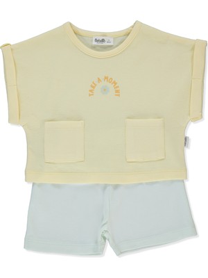 Bebetto Pike Şort 2li Takım (Colorful Moment) Sarı