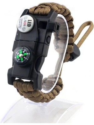 Nurcamp Paracord Hayatta Kalma Bilekliği