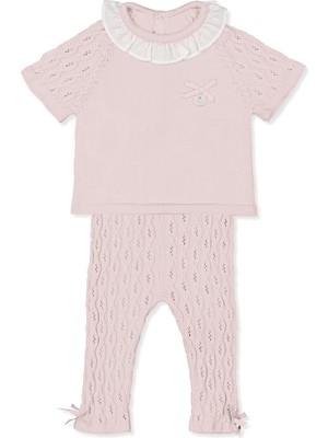 Bebetto Triko Ikili Takım (Burgu Desen) Pembe