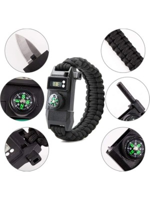 Saatli Paracord Bileklik | Nurcamp