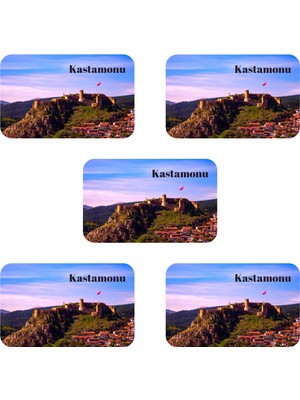 Buzdolabı Magneti - 5 Adet Kastamonu Magneti