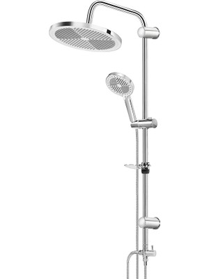 Misda Store Temea Paslanmaz Çelik Borulu Yağmur Duş Seti