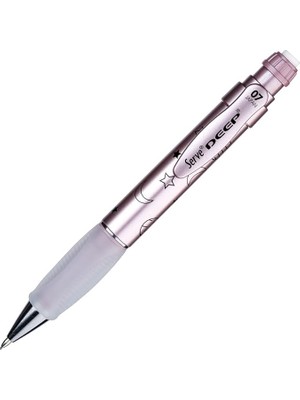 Misda Store Deep Mekanik Kursun Klm 07MM Metalık Roze Ay-Yıldız Deseni