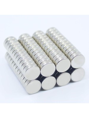 Misda Store Adet 8x3 mm Yuvarlak Güçlü Neodyum Mıknatıs (Çap 8 mm Kalınlık 3 Mm)