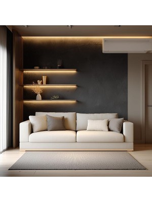 Misda Store Metre Günışığı Şerit LED Kumandalı Dimmer Anahtar Tak Çalıştır Hazır Set Adaptör Dahil, Açma-Kapama, Parlaklık Ayarı Yapılabilir, Mutfak, Tezgah, Dolap Içi, Ayna, Tv Ünitesi Aydınlatma