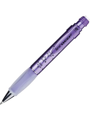 Misda Store Deep Mekanik Kursun Klm 07MM Metalık Mor Yıldız Deseni