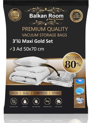 Misda Store Hurcu 3’lü Maxi Gold Set Vakumlu Hurç Vakumlu Poşet (10)