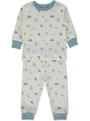 Bebetto Interlok Patiksiz Pijama Takımı 2li (Sweet Pyjamas/26) Petrol Yeşil