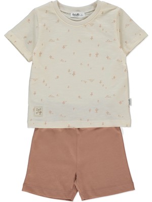 Bebetto Süprem Şortlu Pijama Takımı 2li (Sweet Pyjamas/26) Kahverengi