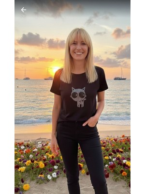 Pormago Kedi Figürlü Tşört