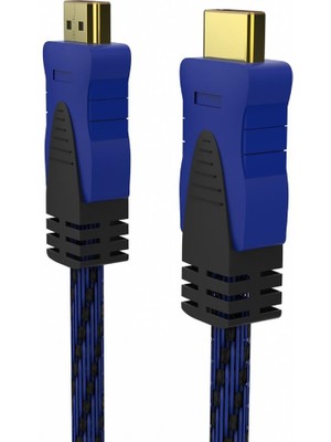 Ronanna Inca IMHD-15T 1,8mt Örgülü 1,4 V 3D HDMI Kablo Örgülü 4K@30Hz 2160P Altın Uç Parazit Koruma