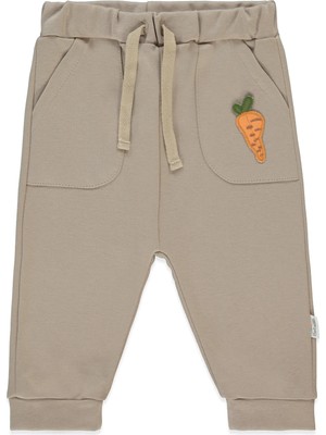 Bebetto Interlok Patiksiz Pantolon (Baby Carrot) Kahverengi