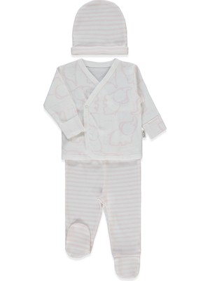 Bebetto Ribana Zıbın Set 3lü (Happy Anımal) Pembe
