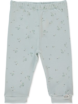 Bebetto Interlok Patiksiz Pantolon (Flower Garden) Mint