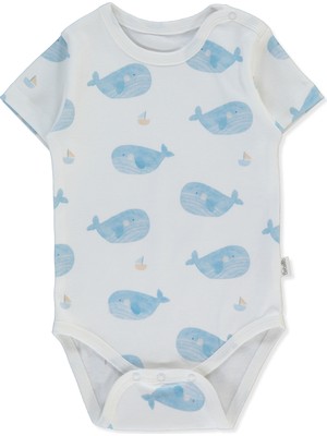 Bebetto Interlok Kısa Kollu Body Yaş (Saıl Away) Ekru