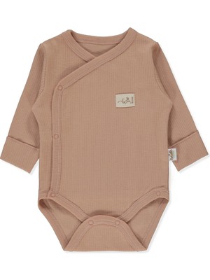 Bebetto Organik Raporlu Interlok Kruvaze Body (Organıc Be Nature) Kiremit