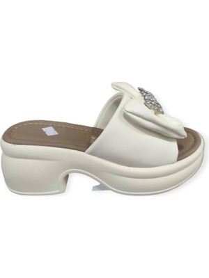 Guja 26Y 453-1 Platform Topuk Fiyonk Detaylı Kadın Terlik