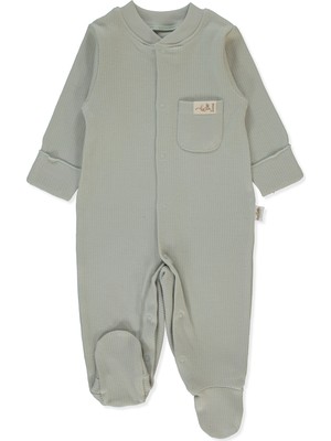 Bebetto Organik Raporlu Interlok Patikli Tulum (Organıc Be Nature) Mint