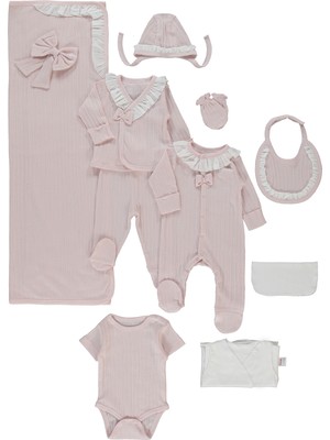 Bebetto Jakarlı Süprem Zıbın Set 10LU (Sweet Prıncess) Pembe