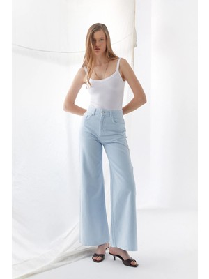 Select By Markaliste Wide Leg Pantolon Mavi