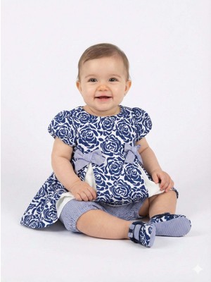 Grata Kız Çocuk Elbise 3-12 Ay 9046