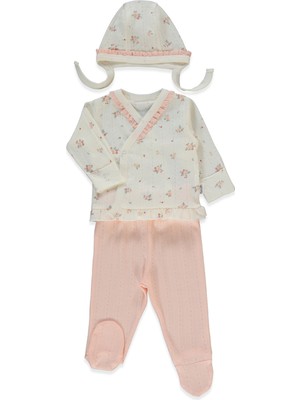 Bebetto Ajurlu Zıbın Set 3lü (Bloom) Pembe