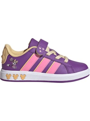 adidas Çocuk  Mor  Yürüyüş Ayakkabısı GRAND COURT MINNIE EL K JS2347